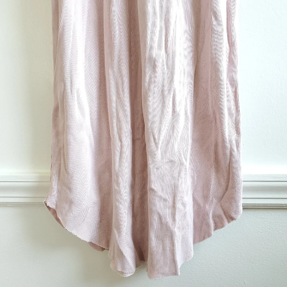 New Young Fabulous & Broke Robbie Blush Tank Midi Dress NWT